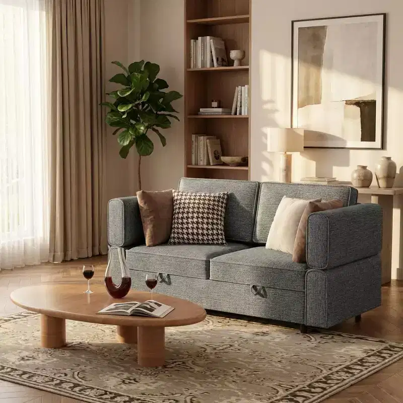Reversible Modular Sectional Sofa, U-Shaped Couch with Storage Seats, Versatile Sofa Set for Living Room