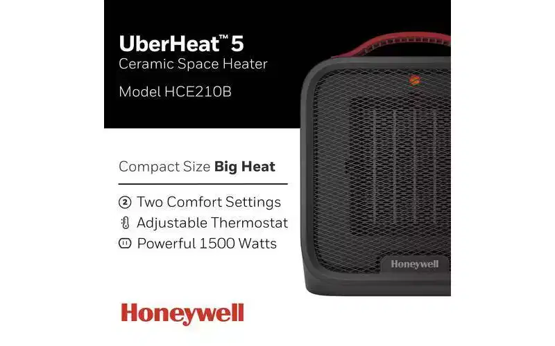 Honeywell Uber Heat 5 Ceramic Heater Black