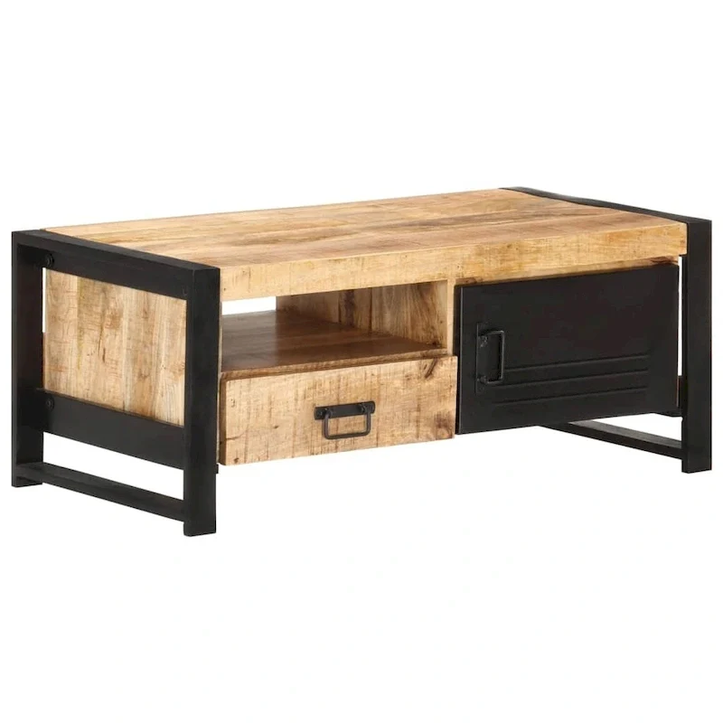 vidaXL Coffee Table Living Room End Table Accent Side Sofa Table Solid Wood