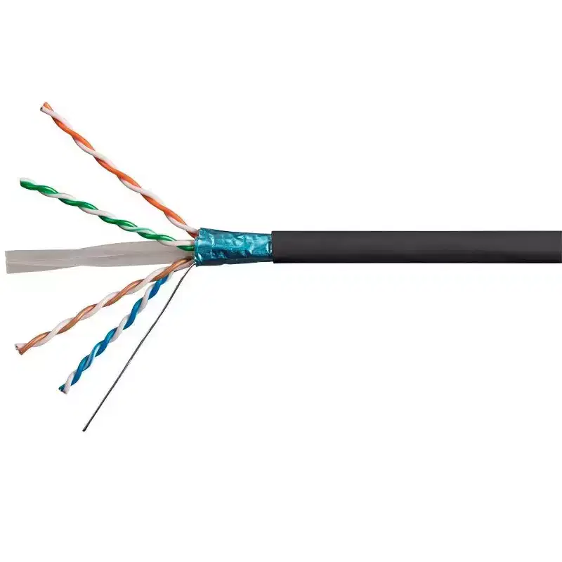 Monoprice Cat6A Ethernet Bulk Cable - 500 Feet - Black | Solid, 550MHz, F/UTP, CMR, Riser Rated, Pure Bare Copper Wire, 10G, 23AWG, (UL) (TAA)