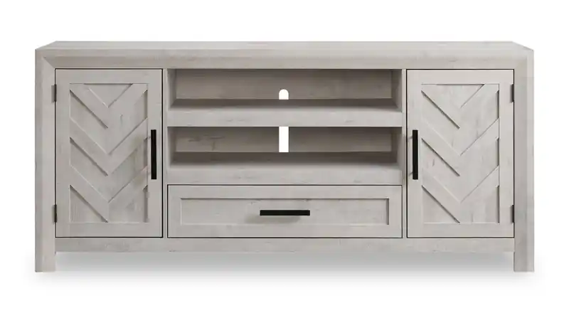 70 Modern TV Stand with Storage and Cable Management for TVs up to 75