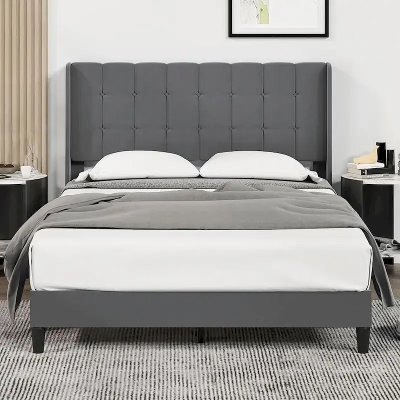 Bed Frame with Headboard