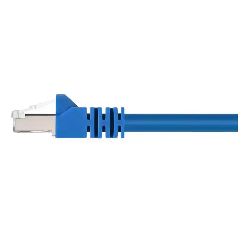 Monoprice Cat6A Ethernet Patch Cable - 0.5 Feet - Blue | Snagless RJ45, Stranded, 550Mhz, STP, Pure Bare Copper Wire, 10G, 26AWG