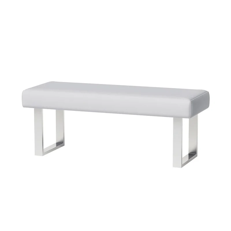 White Dining Bench - Dining Bench