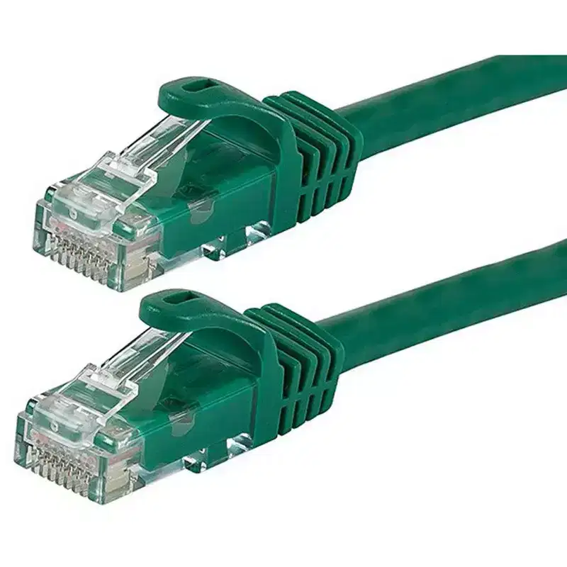 Monoprice Cat6 Ethernet Patch Cable - 1 Feet - Green | Network Internet Cord - RJ45, Stranded, 550Mhz, UTP, Pure Bare Copper Wire, 24AWG - Flexboot