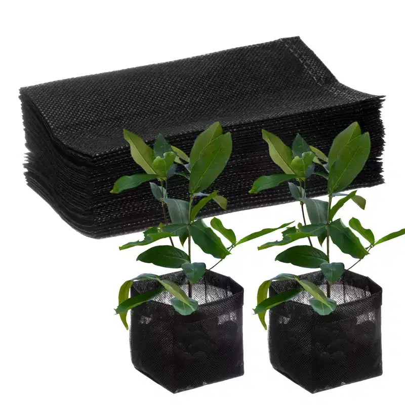 Unique Bargains Non-Woven Fabric Durable Multipurpose Plant Nursery Bags