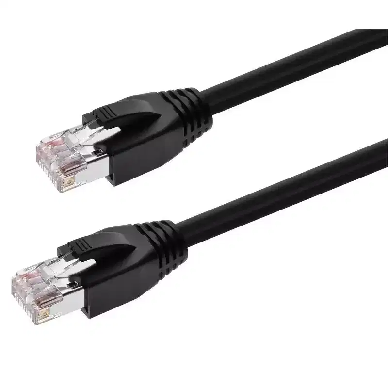Monoprice Cat6 Ethernet Network Patch Cable - 50 feet - Black | 23AWG, F/UTP, CMP, Plenum rated - Entegrade Series