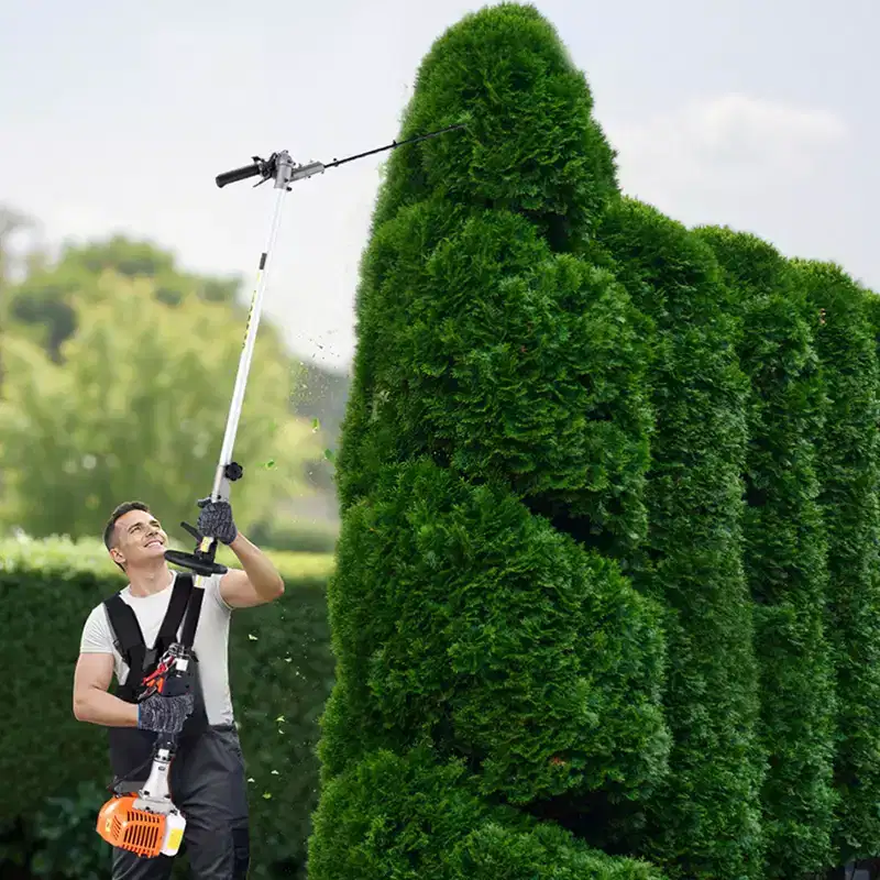VEVOR Gas Hedge Trimmer, 2 Cycle Gas Power Handheld Hedge Trimmer, 4-in-1 26cc Weed Eater with Protective Gear Set,Multicolor
