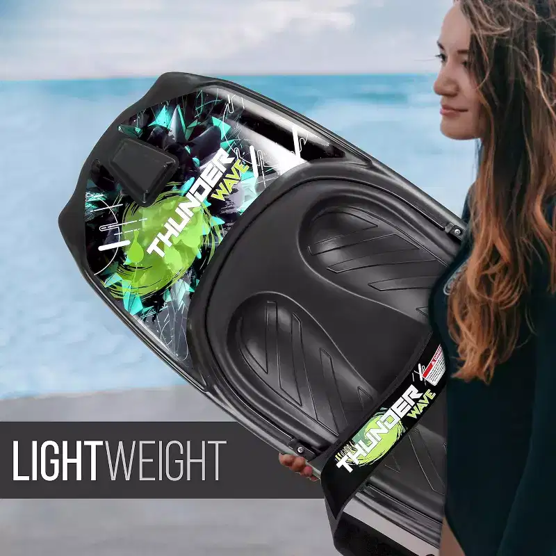 SereneLife Thunder Wave Water Sport Knee-BoardSingle Person Design, Floating & Stable, Form-Fitting Knee Slots, Marine Grade Construction