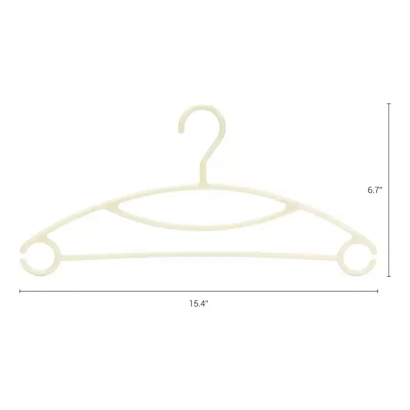 REGALWOVEN Durable Non-Slip Space Saving Plastic Clothes Hangers 30 Pcs