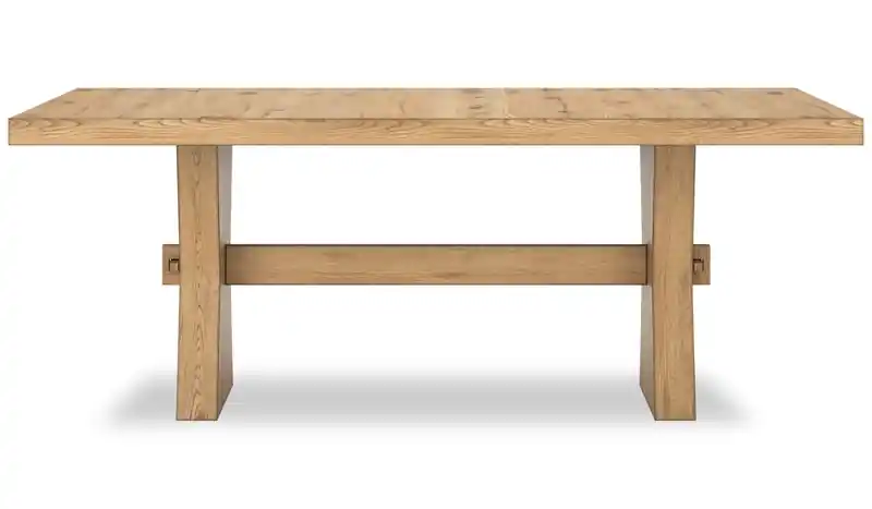 Dining Table, Trestle Base, 78W