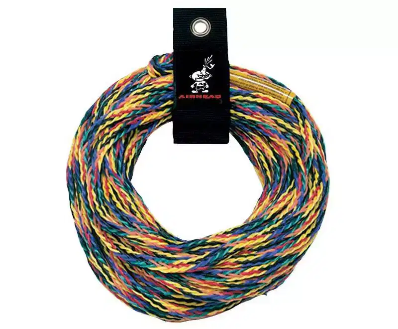 AIRHEAD AHTR-60 60 Foot Length 2375 Pound Tensile Strength 2 Rider Tube Tow Rope