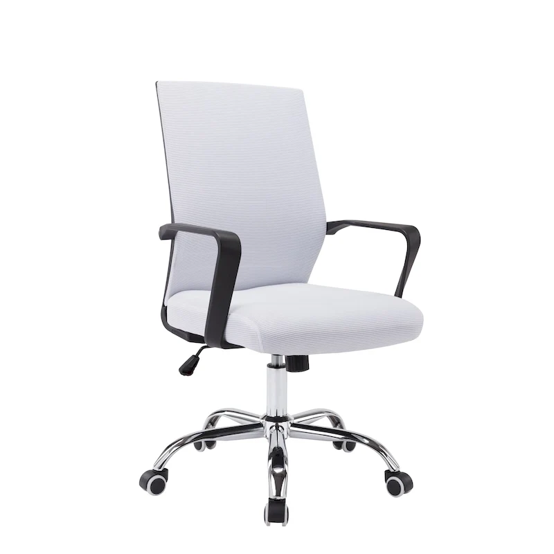 Mesh Ergonomic Office Chair with Chrome Roller Base