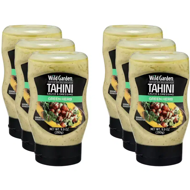 Wild Garden Sauce And Dressing Green Herb Tihini - Case of 6 - 9.3 ounce