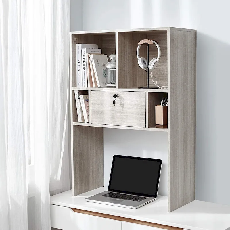 Locking Safe Bookshelf for Desktop