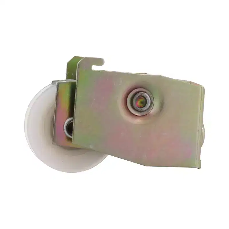 Brixwell Patio Door Roller Assembly Nylon Wheel Material, 1-1/2 Wheel Size, Stamped Steel Housing, 2-3/16 Length, Dichromatic Housing Finish