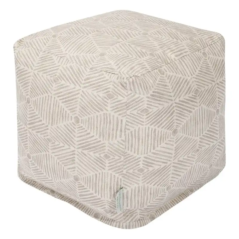 Majestic Home Goods Charlie Indoor Ottoman Pouf Cube - Small