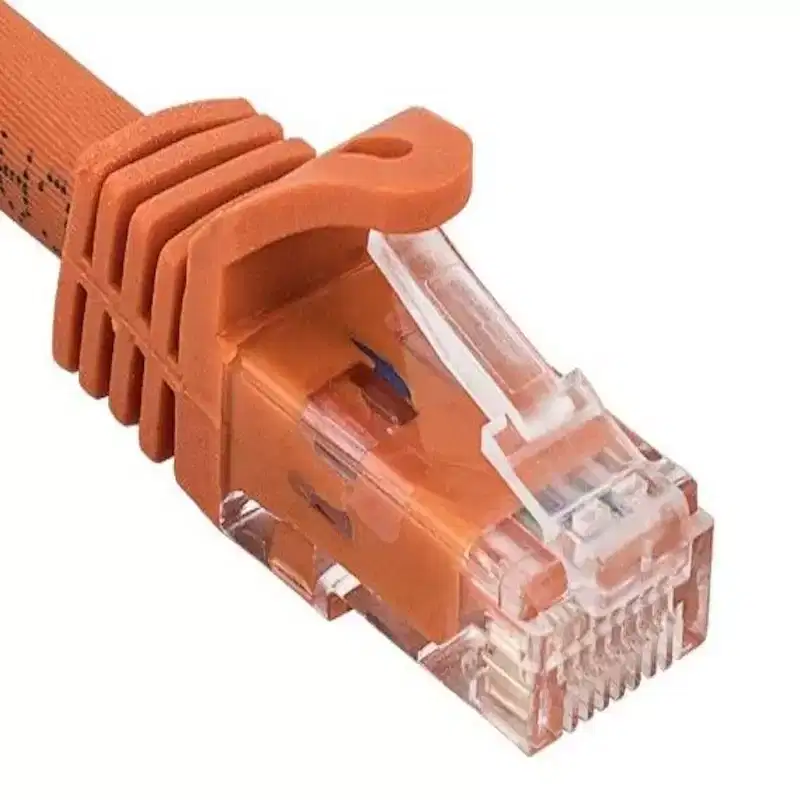 SANOXY Cables and Adapters; 3ft Cat6a 600 MHz UTP Snagless Ethernet Network Patch Cable, Orange