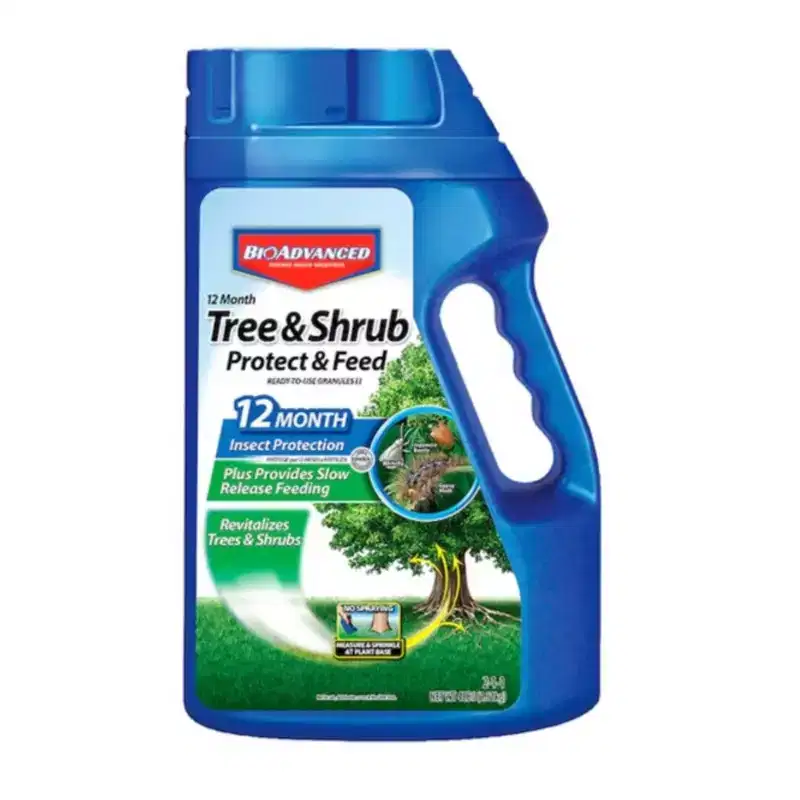 BioAdvanced 12-Month Tree and Shrub Protect & Feed Ready to Use Granules, 4lb
