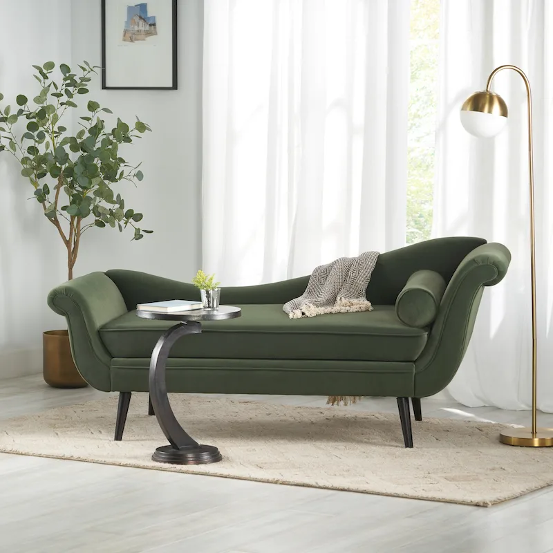 Calvert Upholstered Chaise Lounge by Christopher Knight Home