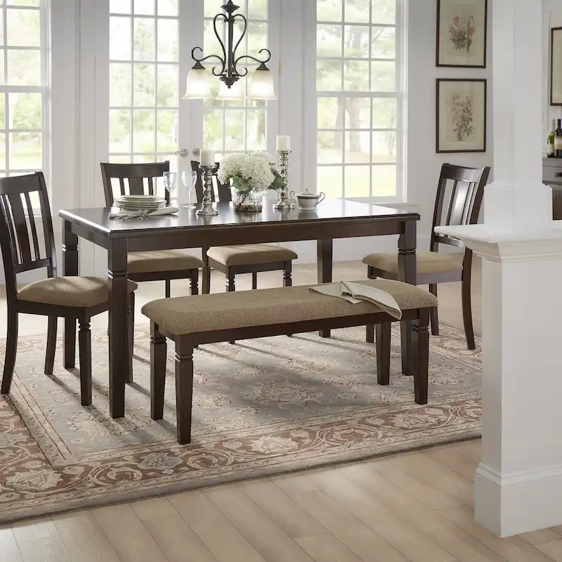 Lynn Espresso Finish Dining Set by iNSPIRE Q Classic