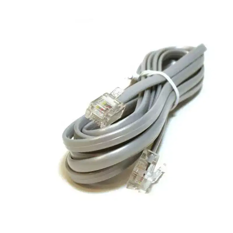 Monoprice Landline Telephone Cable - 7 Feet - RJ11(6P4C) Straight for Data