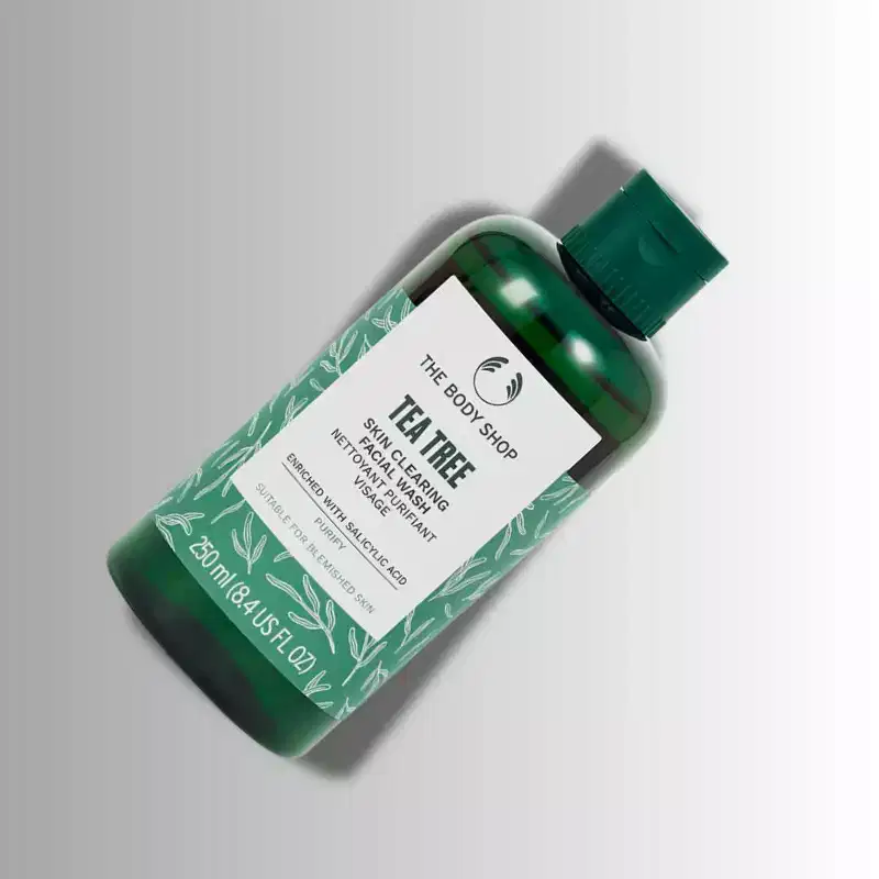 The Body Shop - Face Wash Tea Tree (8.45 oz) Proven to visibly reduce blemishes in 7 days | Intensely cleanses skin