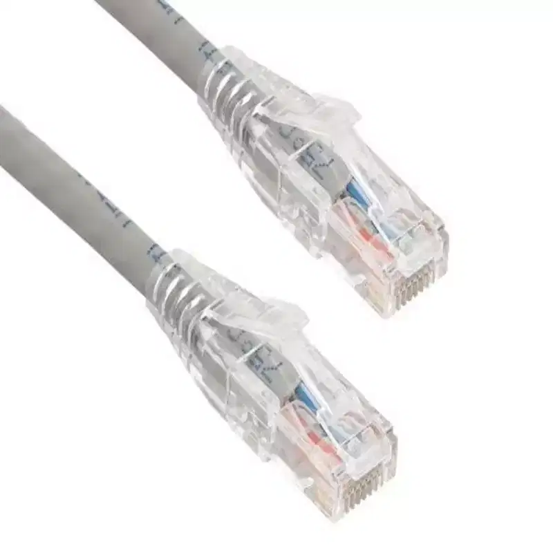 SANOXY Cables and Adapters; 1ft Cat6 550 MHz UTP Ethernet Network Patch Cable with Clear Snagless Boot, Gray