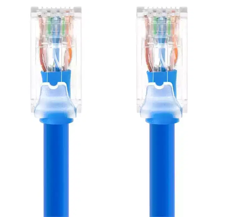 Monoprice Cat6A Component Level Patch Cable - 2ft - Blue, UTP, 24AWG, 500MHz, Pure Bare Copper, Snagless RJ45, Ethernet Cable - Micro SlimRun Series