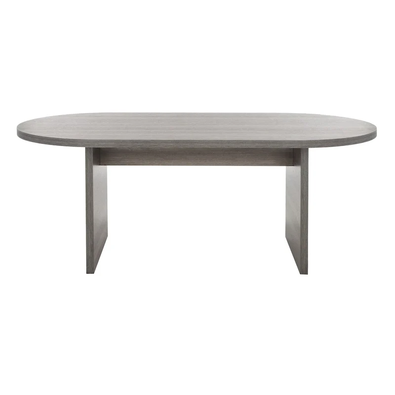 Modern Oval Coffee Table - 47 In. W x 24 In. D x 18 In. H - 47Wx24Dx18H