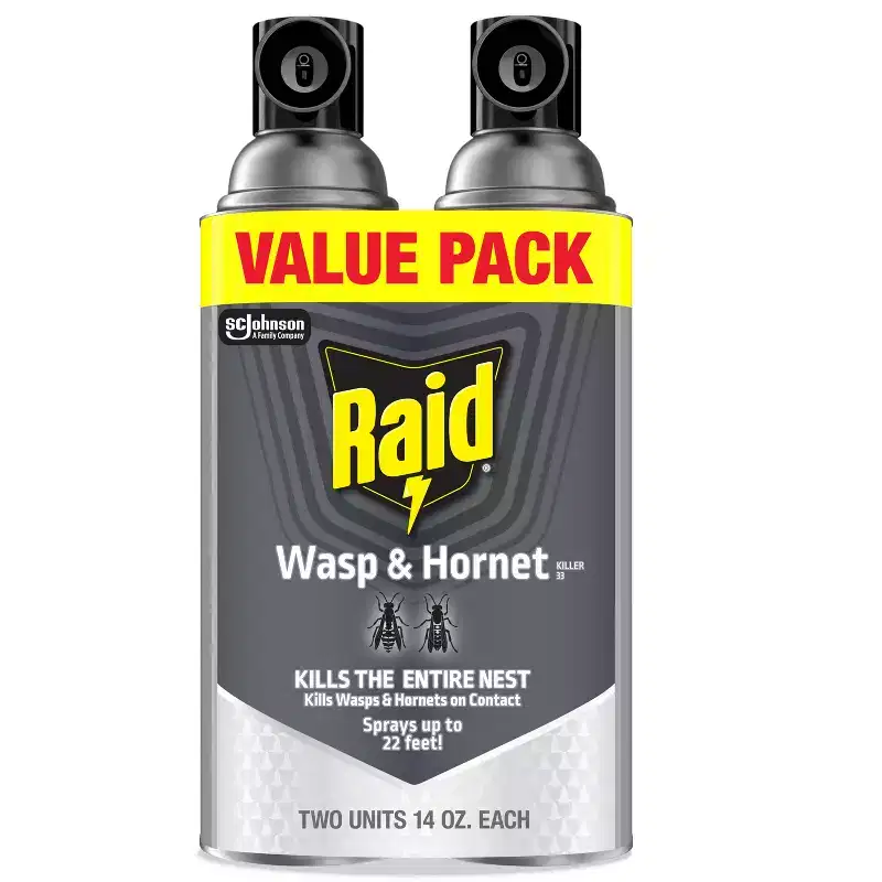 Raid Wasp & Hornet Spray - 2ct/14oz each