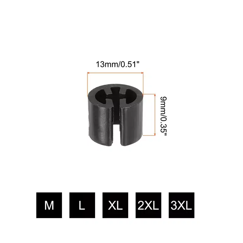 Unique Bargains Round Reusable Color Coding Easy to Remove Clothes Hanger Marker