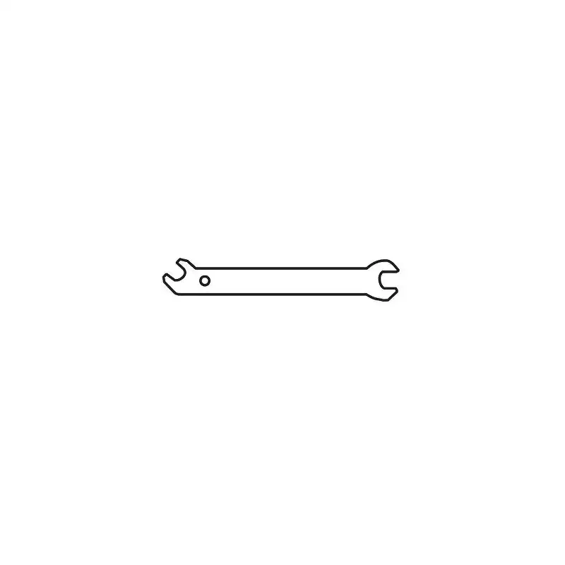 Brixwell Combo Stud Wrench Adjustable, Metal Construction, 5-13/16 Overall Length, 3/8 And 7/16 Wrench Opening Sizes, Gray Finish