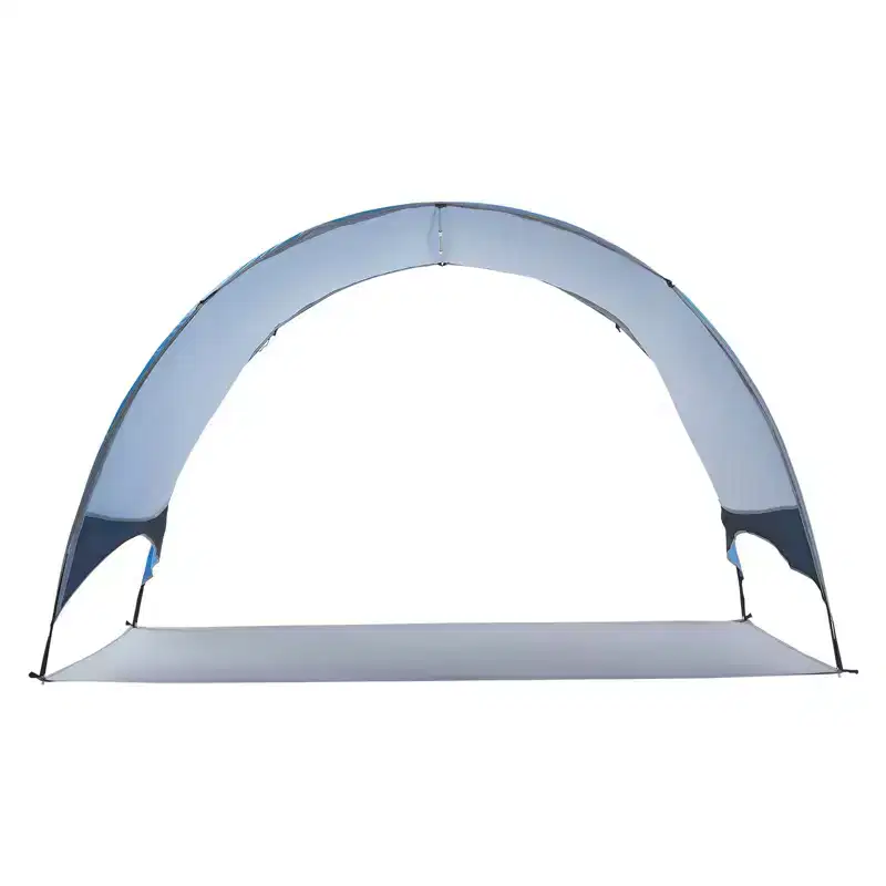 VEVOR Beach Tent Sun Shelter for 3 Person, UPF 50+ Protection, Portable Sun Shade Canopy with Carrying Bag & Ground Stakes, Lightweight, Blue