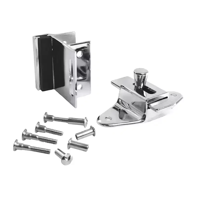 Brixwell 91-4a Slide Latch And Bumber Keeper Set (For Laminate Door With Screws)