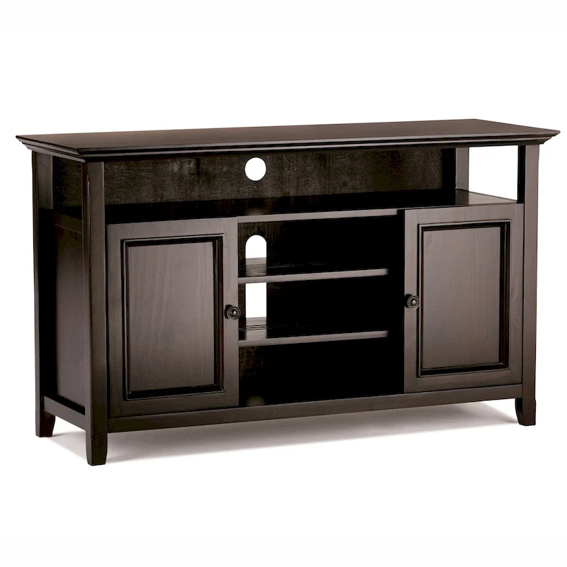 54 inch Wide Solid Wood Transitional TV Stand - 54 W x 18.9 D x 31.9 H