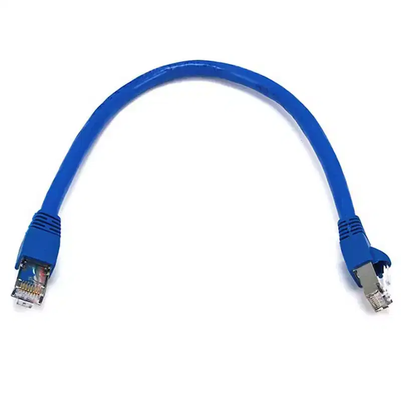 Monoprice Cat6A Ethernet Patch Cable - 1 Feet - Blue | Snagless RJ45, Stranded, 550Mhz, STP, Pure Bare Copper Wire, 10G,26AWG