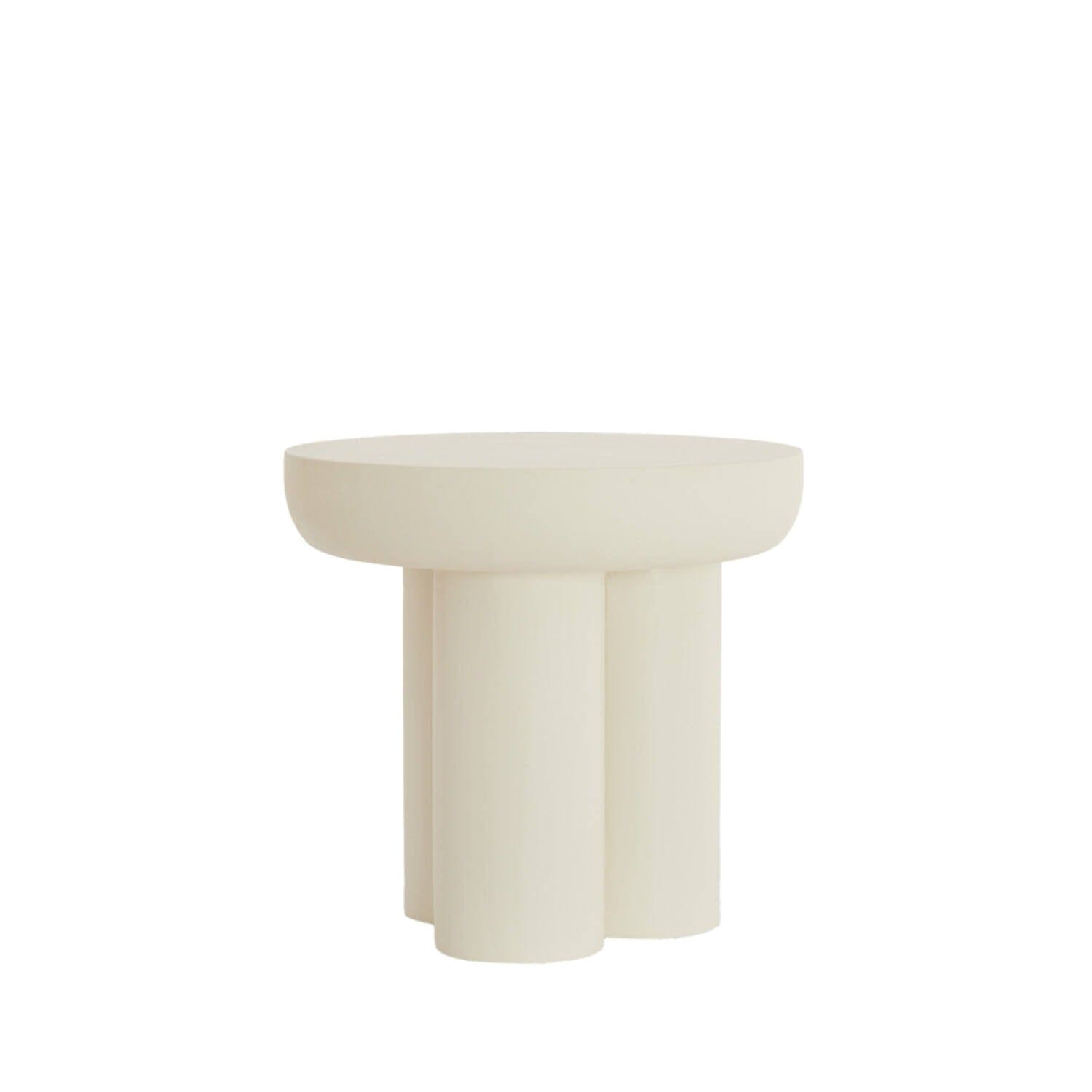 Cream Side Table