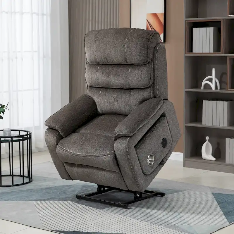 Oversized Recliner Chair with Wireless Charge, Massage & Heat
