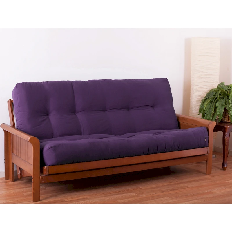 10-inch Thick Twill Futon Mattress (Twin, Full, or Queen)
