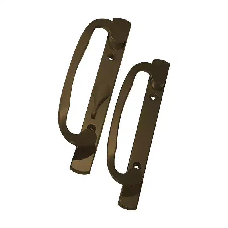 Brixwell 13-291bz Patio Door Handle Center Latch Without With Key Type Bronze Finish