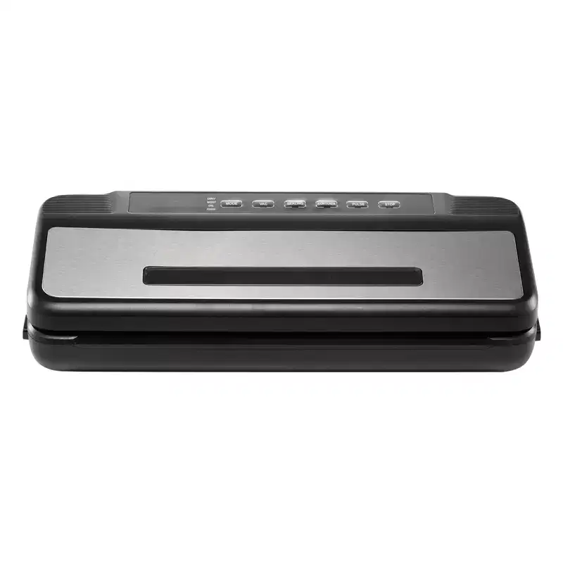 VEVOR Vacuum Sealer Machine, 80Kpa 120W Powerful Compact Food Sealer, 7-in-1 Multi-Functional Food Vacuum Sealer, Automatic Air Sealing System,Black