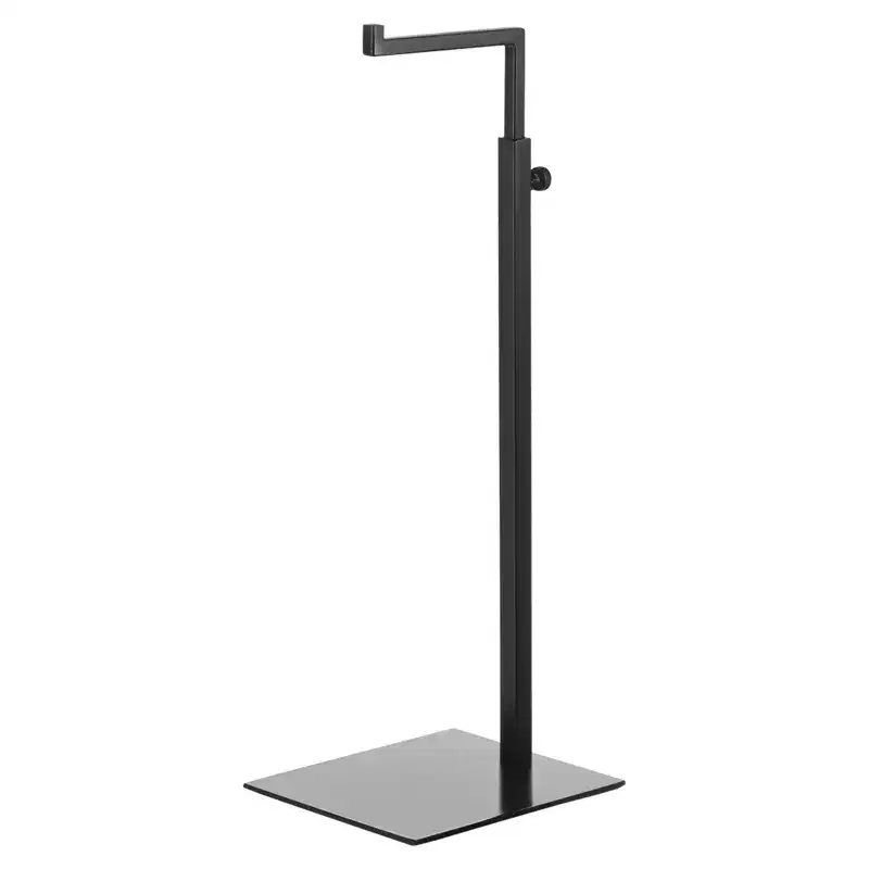 Unique Bargains Stainless Steel Adjustable Height Non-Fade Finish Display Stand