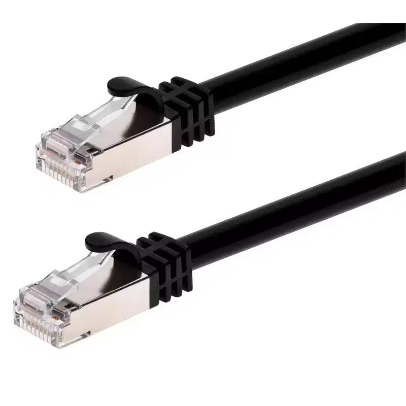 Monoprice Cat7 Ethernet Network Patch Cable - 25 feet - Black | 26AWG, Shielded, (S/FTP) - Entegrade Series