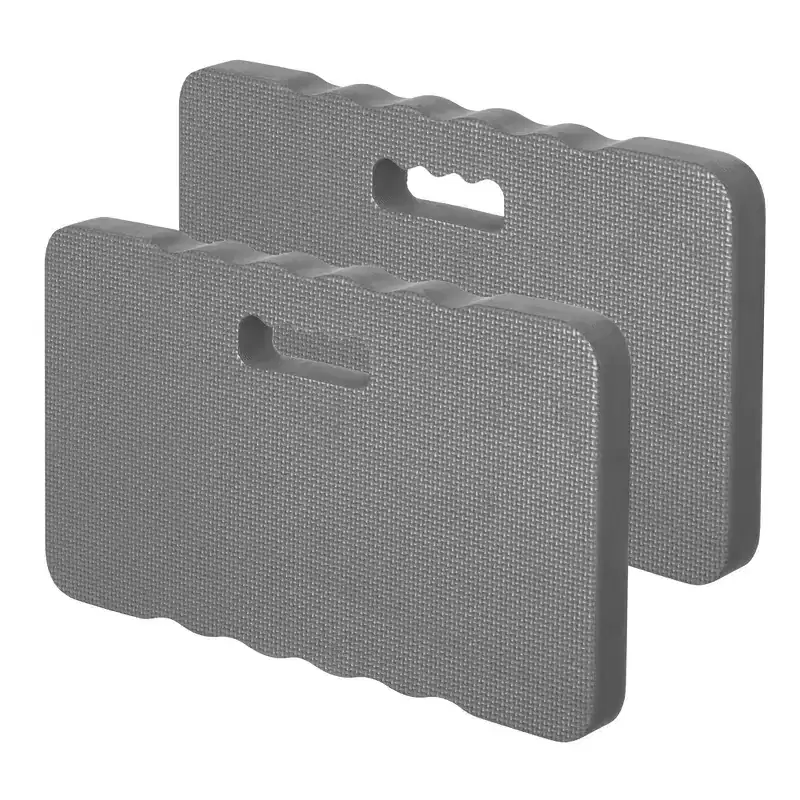 Thick Foam Kneeling Pad for Gardening Workout Soft Knee Cushion Mat for Gaden and Home, Set of 2 Large Gray