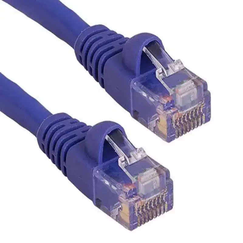 SANOXY Cables and Adapters; 15ft Cat5e 350 MHz UTP Snagless Ethernet Network Patch Cable, Purple