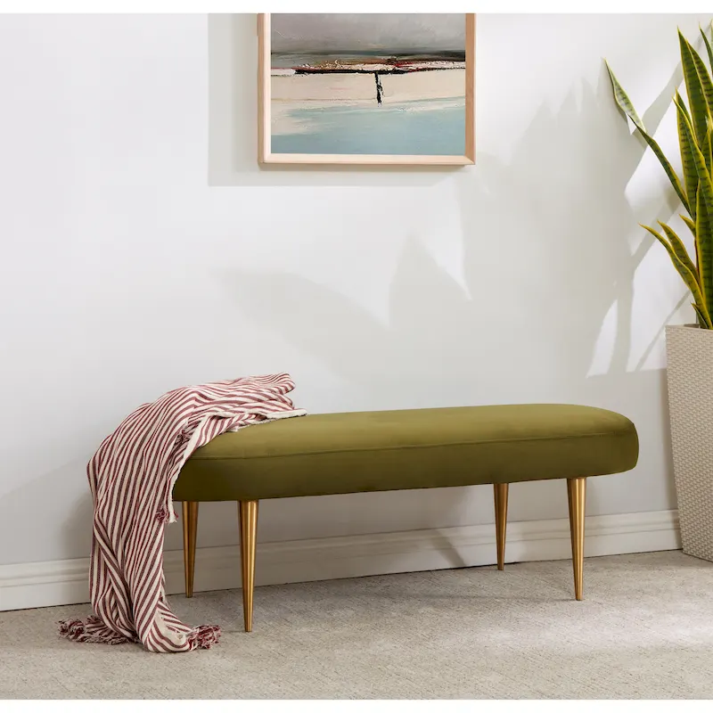 SAFAVIEH Couture Garnette Oval Bench - 48Wx18Dx16H