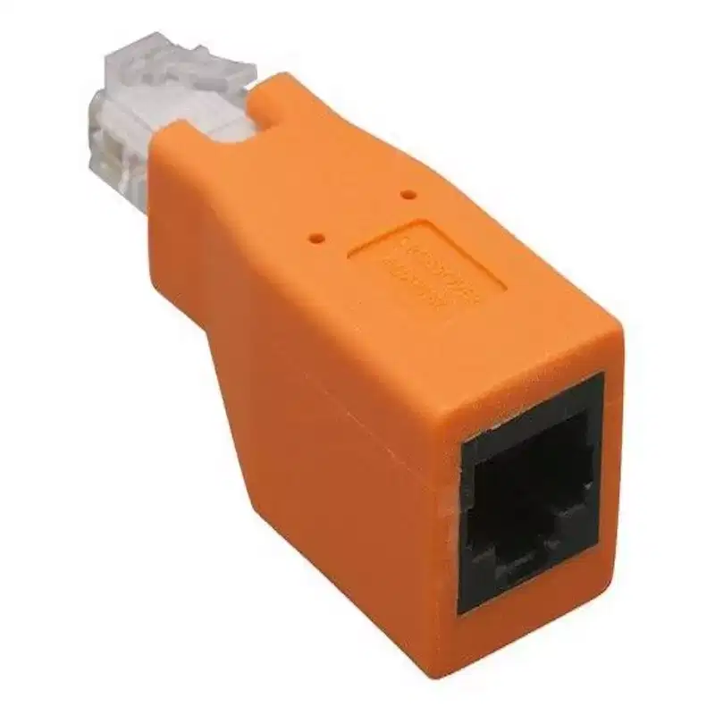 SANOXY 2-Pack Cat5e/Cat6 Ethernet Crossover Adapter, Male to Female Network Cable Converter