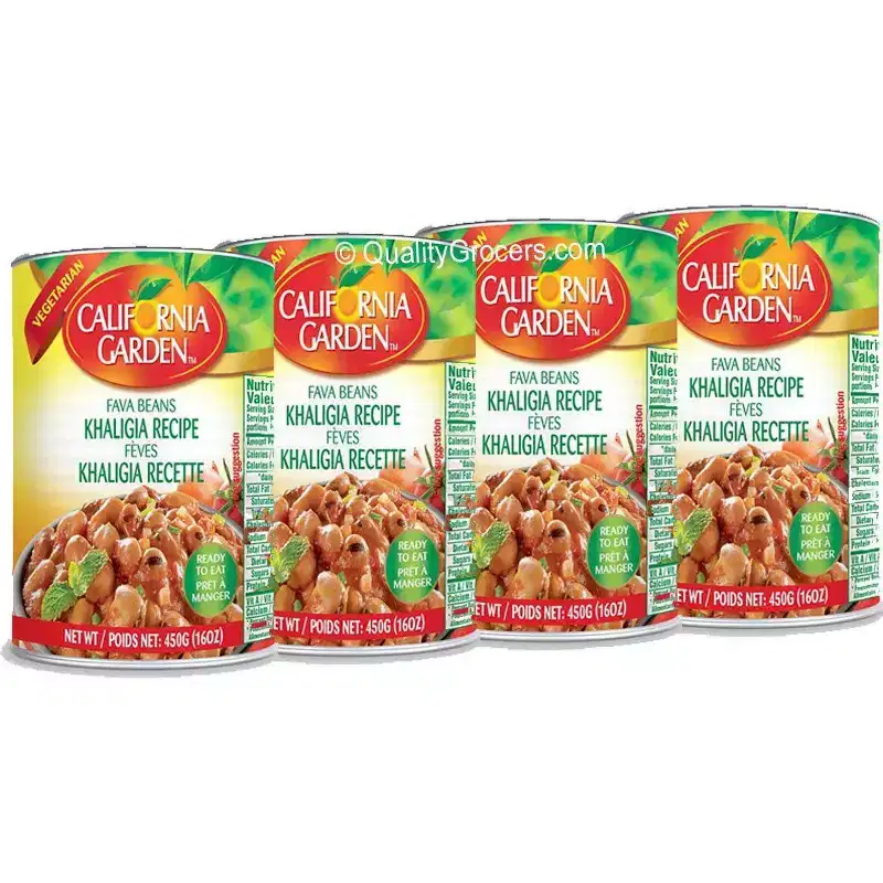 California Garden - Fava Beans Khaligia Recipe, (4 Pack) 450g