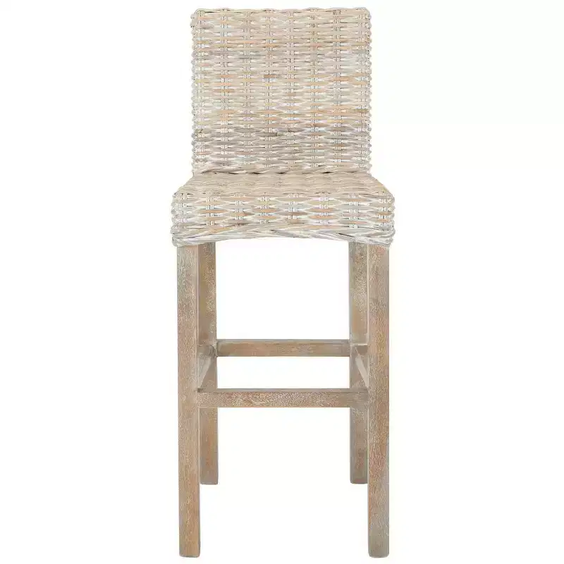 Tobie Rattan Bar Stool - BST6500 - Safavieh